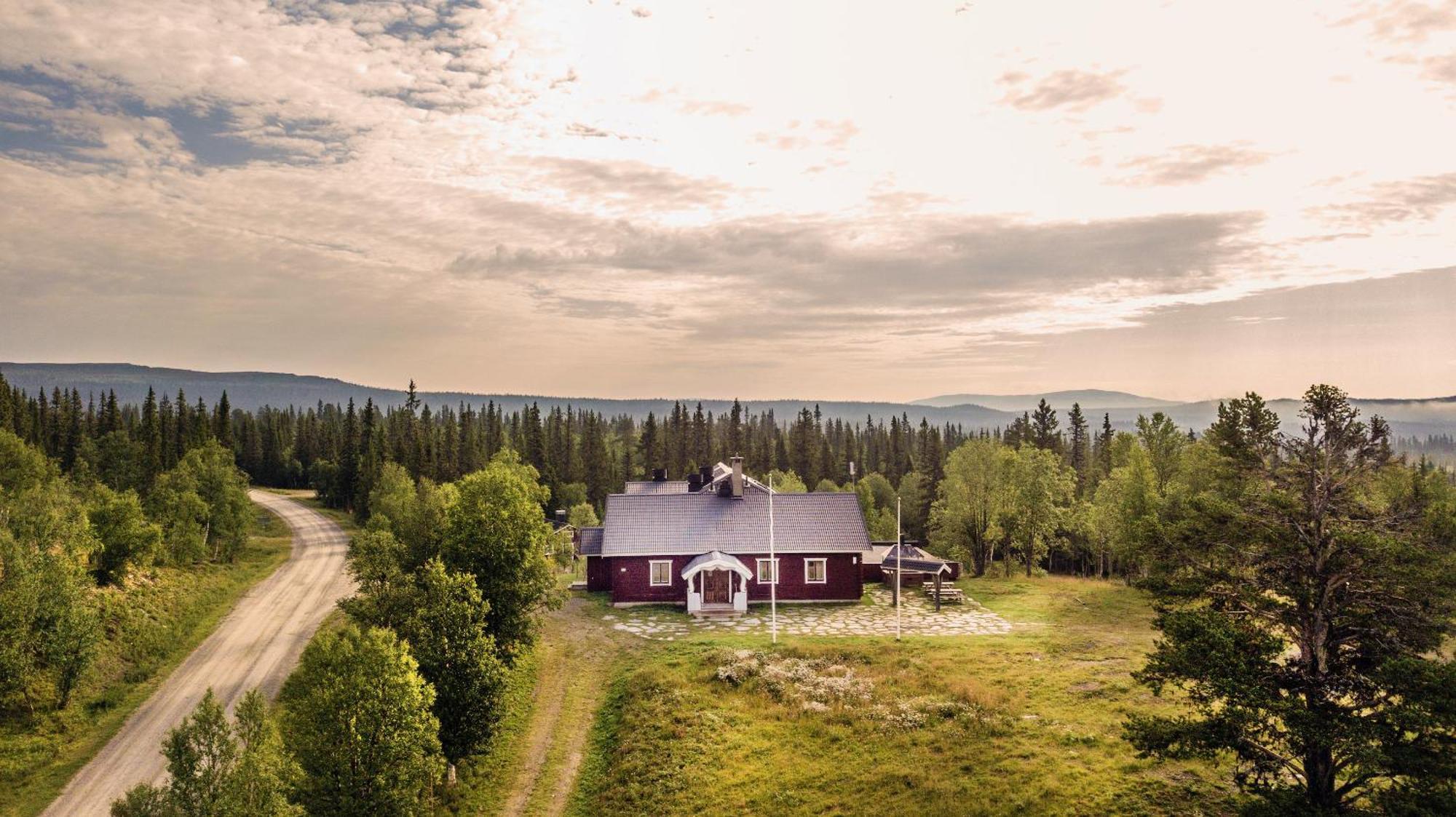 Vila Fjaellriket Baggården Exteriér fotografie